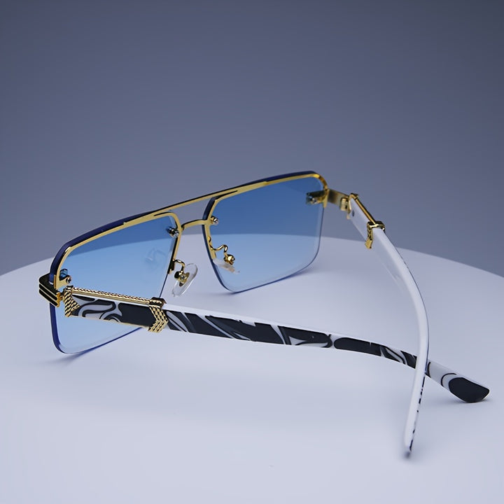 Marbella Rimless Square Sunglasses