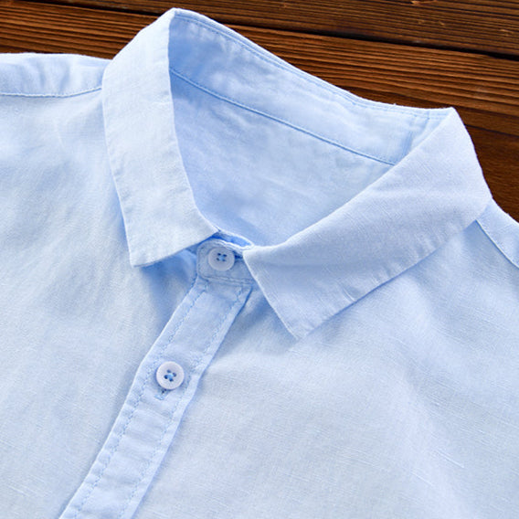 Coastal Breeze Linen Long Sleeve