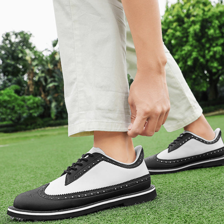 Aurelian Brogue Golf Sneakers