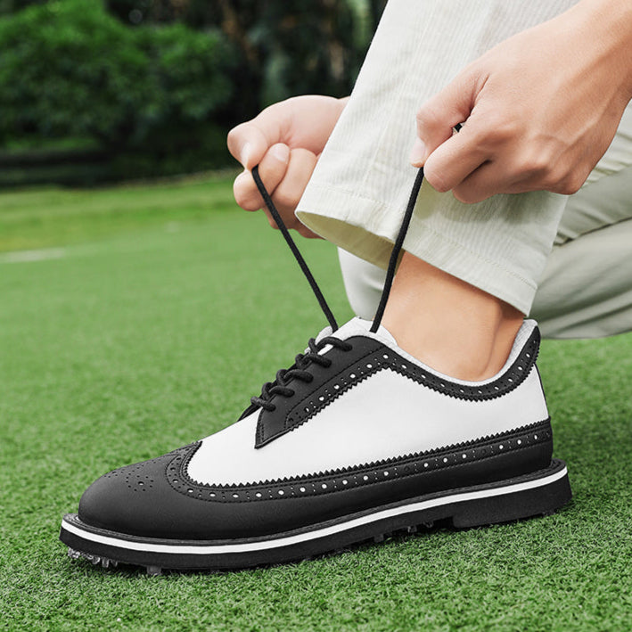 Aurelian Brogue Golf Sneakers