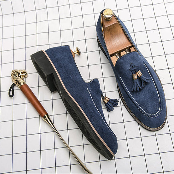 Suede Luxe Tassel Loafers
