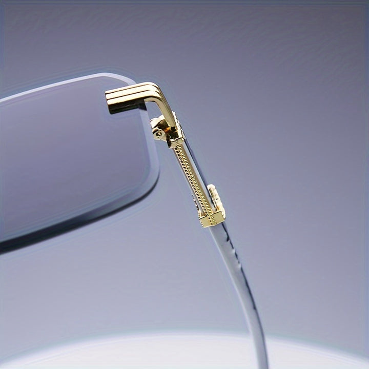 Marbella Rimless Square Sunglasses