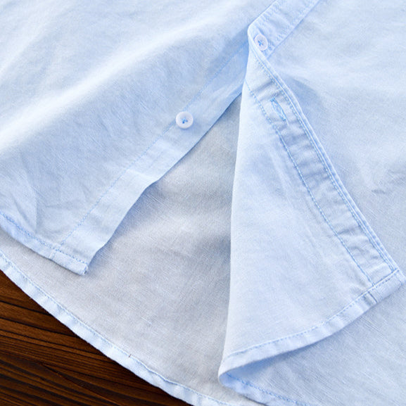 Coastal Breeze Linen Long Sleeve