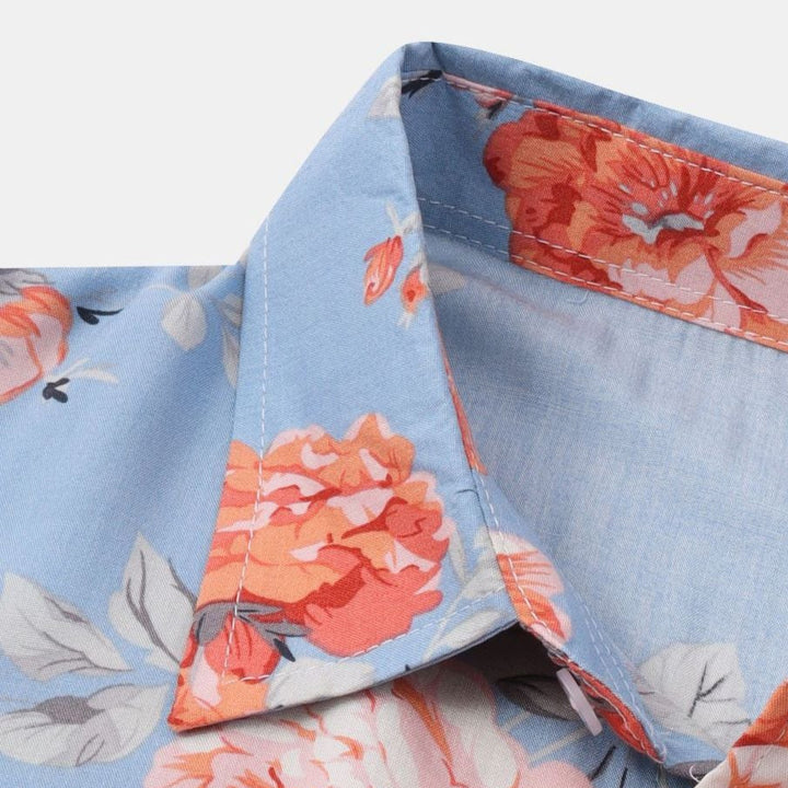 Bayside Floral Button-Up