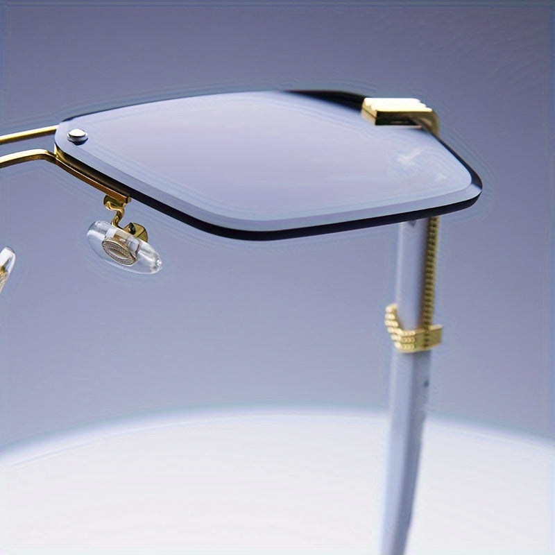 Marbella Rimless Square Sunglasses