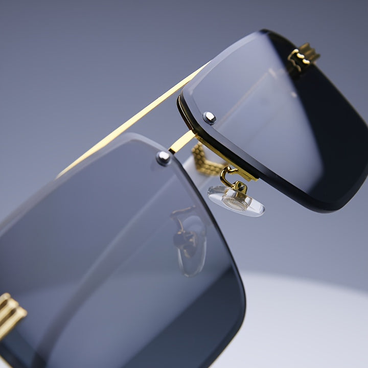 Marbella Rimless Square Sunglasses