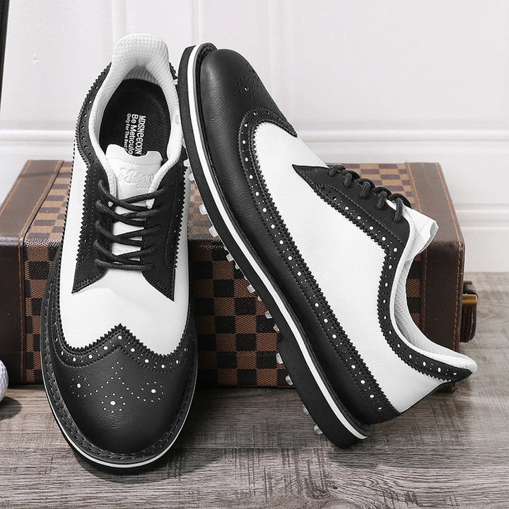 Aurelian Brogue Golf Sneakers