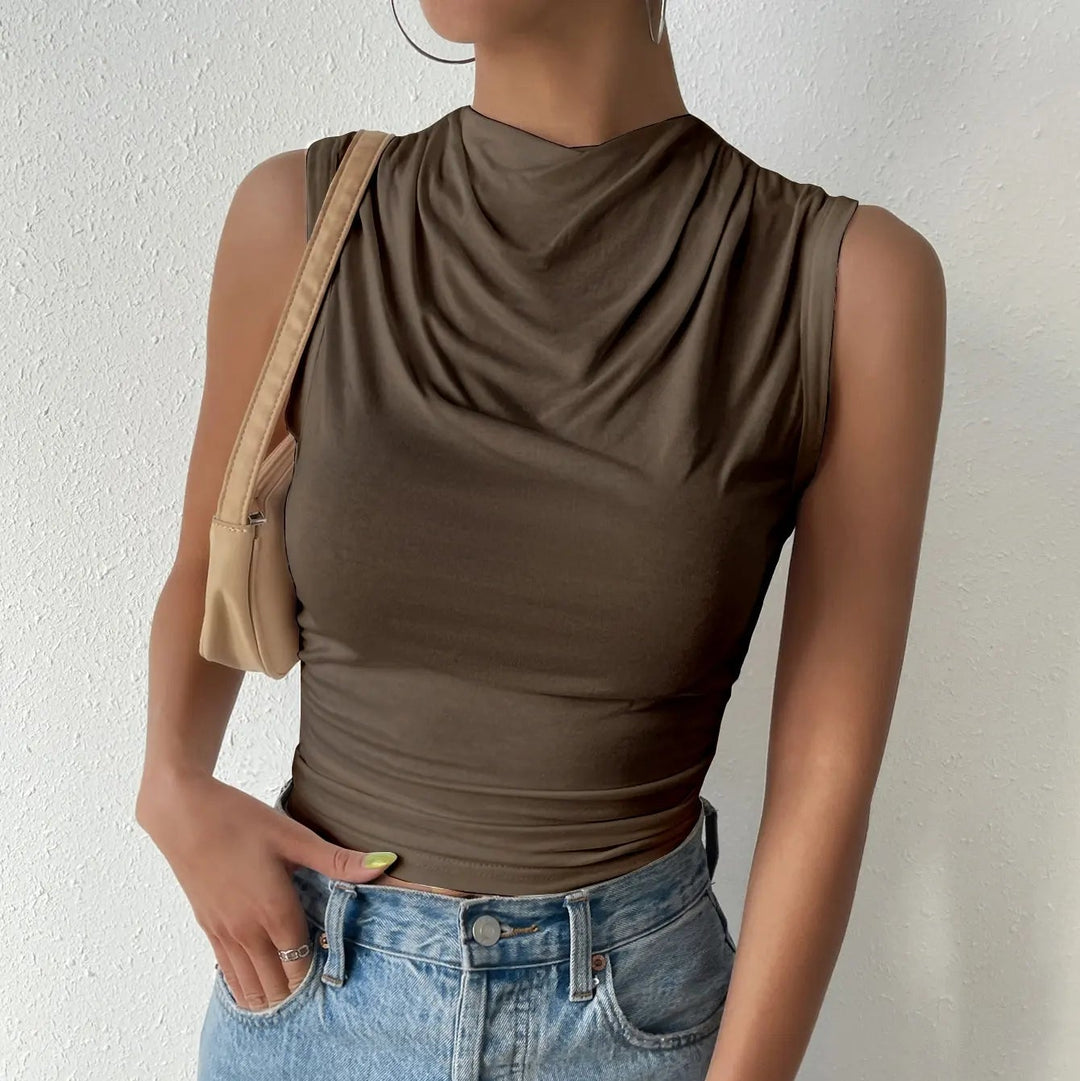 Isla Drape Sculpted Top