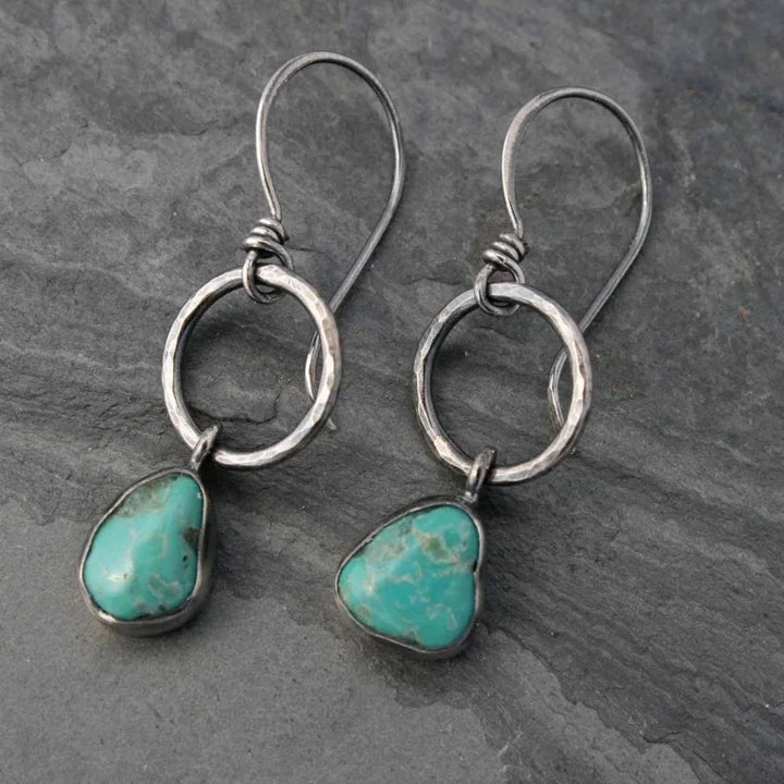 Imperial Turquoise Dangle Earrings