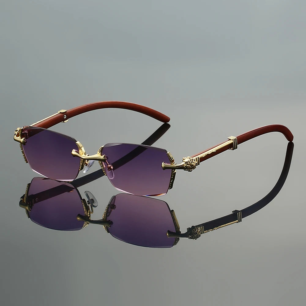 Aurelian Rimless Sunglasses