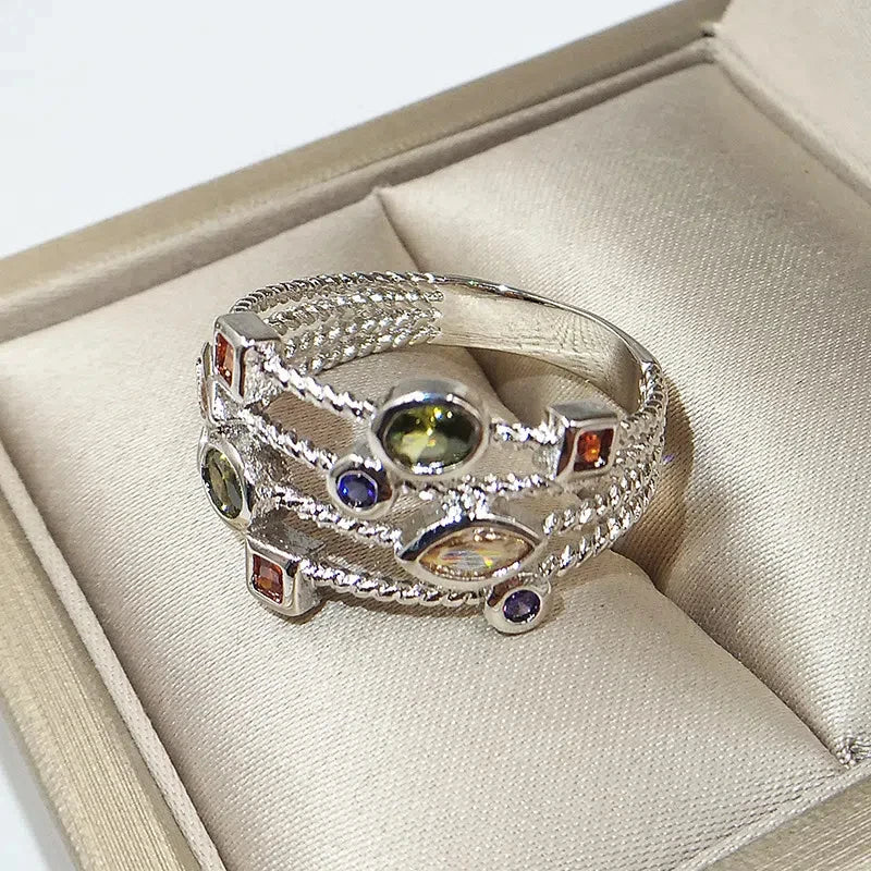 Aurora Gemstone Ring