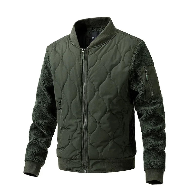 Everest Quilted Bomber Jacket