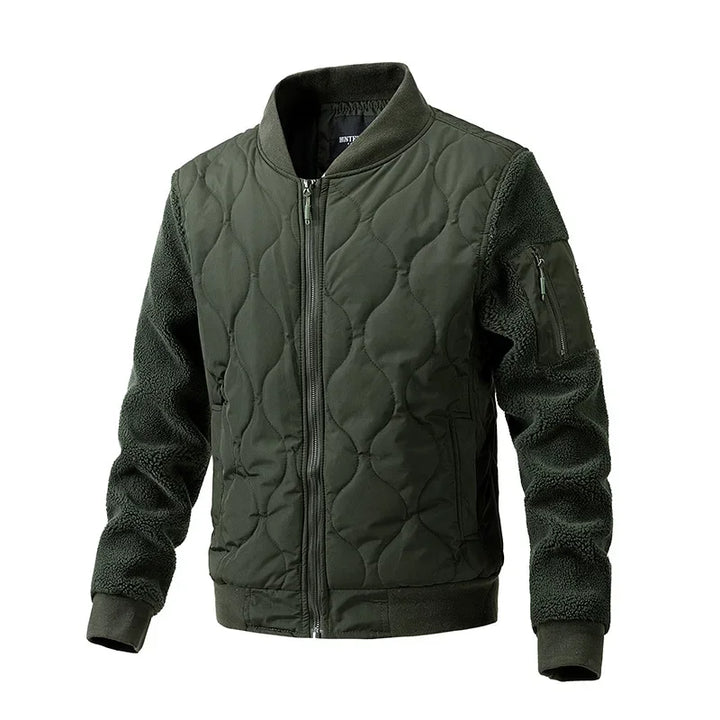 Everest Quilted Bomber Jacket