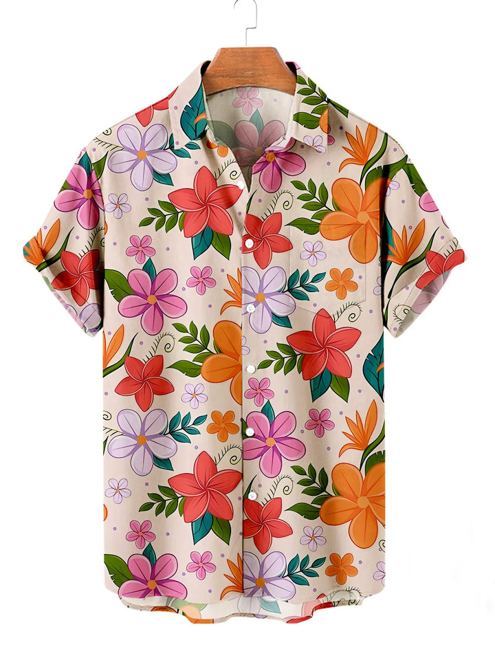 Rivai Floral Button Up Shirts