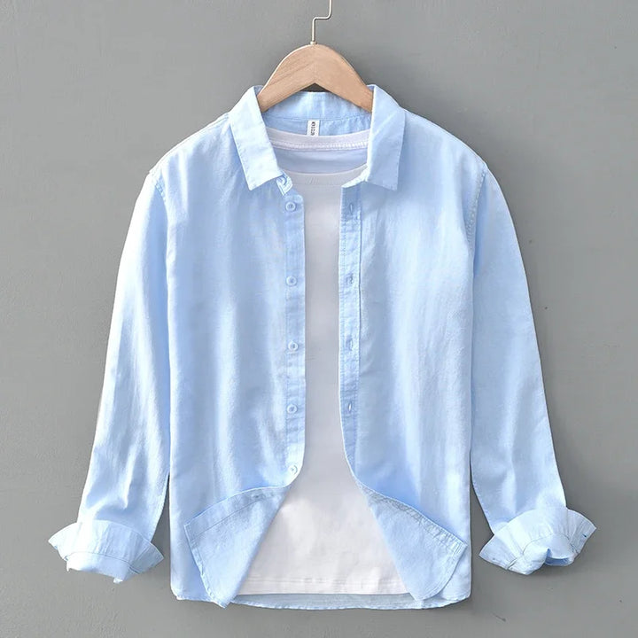 Coastal Breeze Linen Long Sleeve