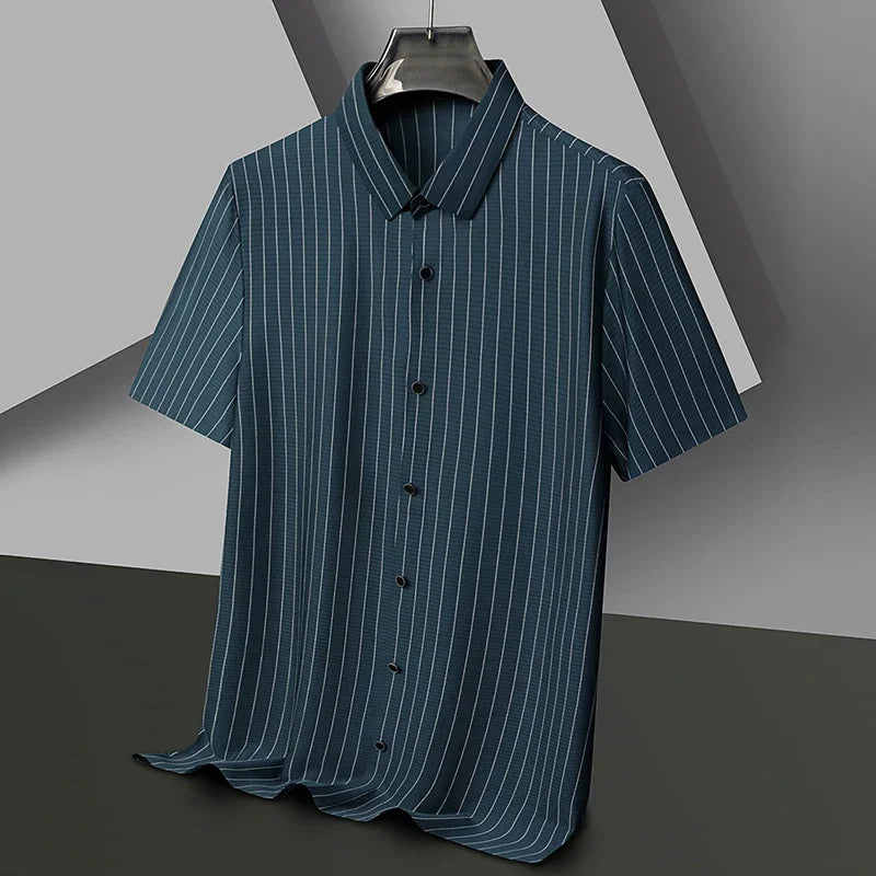Ashton Pinstripe Button Up