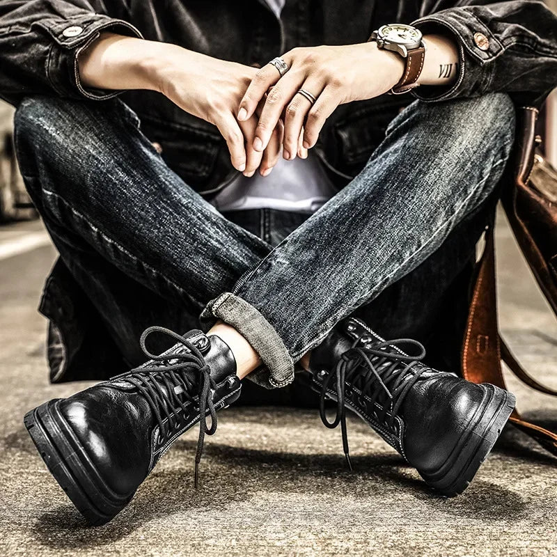 Axton Leather Boots
