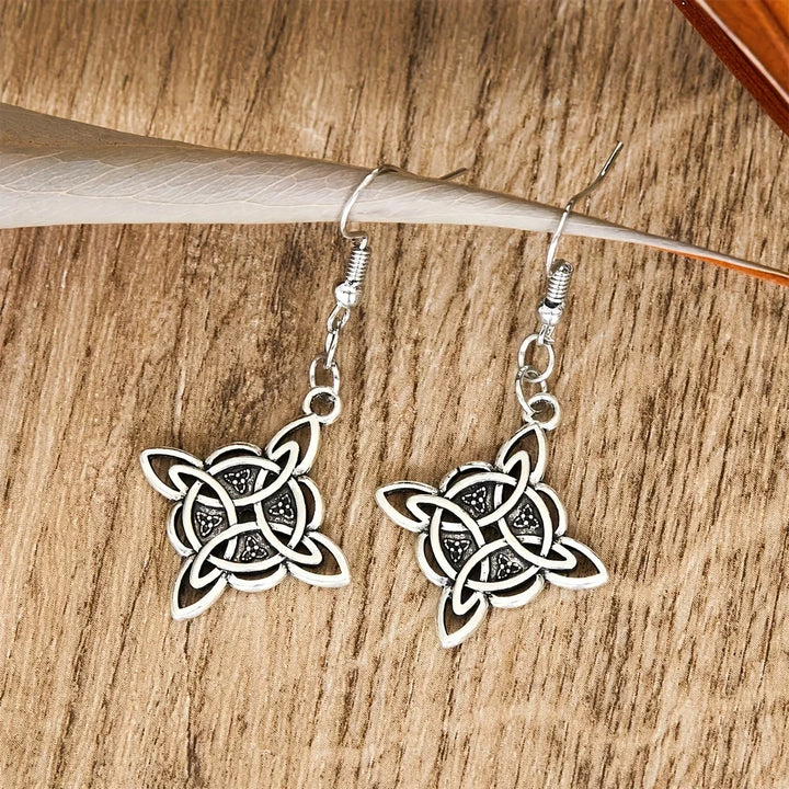 Lunar Knot Amulet Earrings