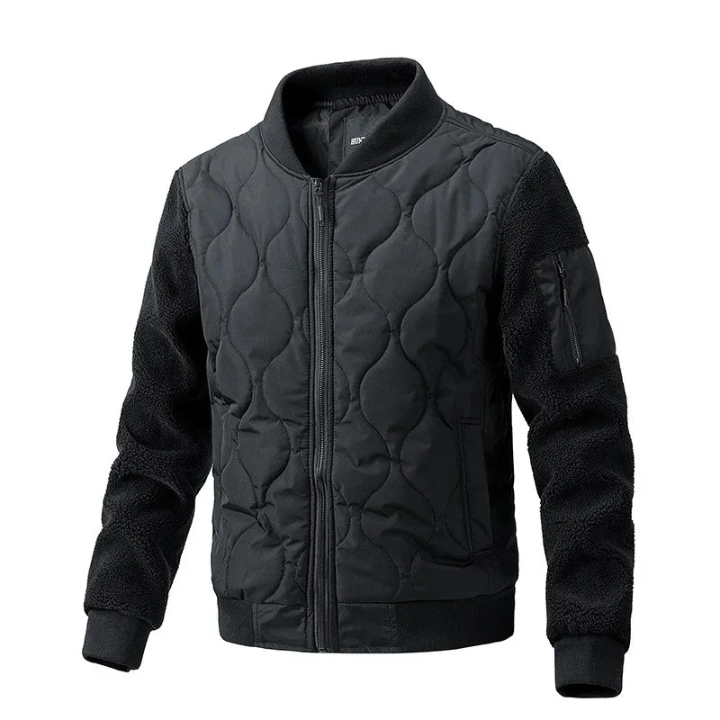 Everest Quilted Bomber Jacket