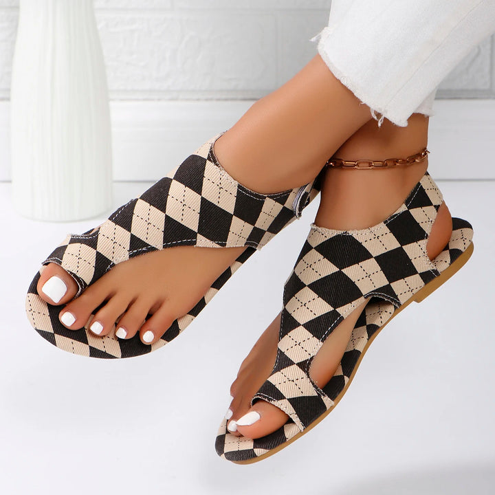 Solea Checker Sandals