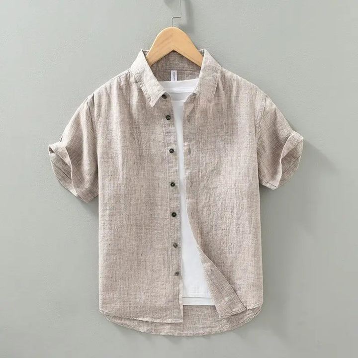 Evan Linen Short Sleeve