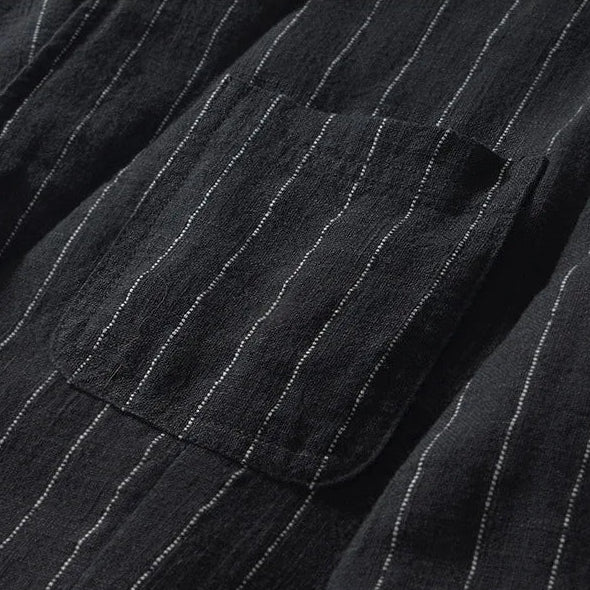 Wesley Striped Linen Blazer
