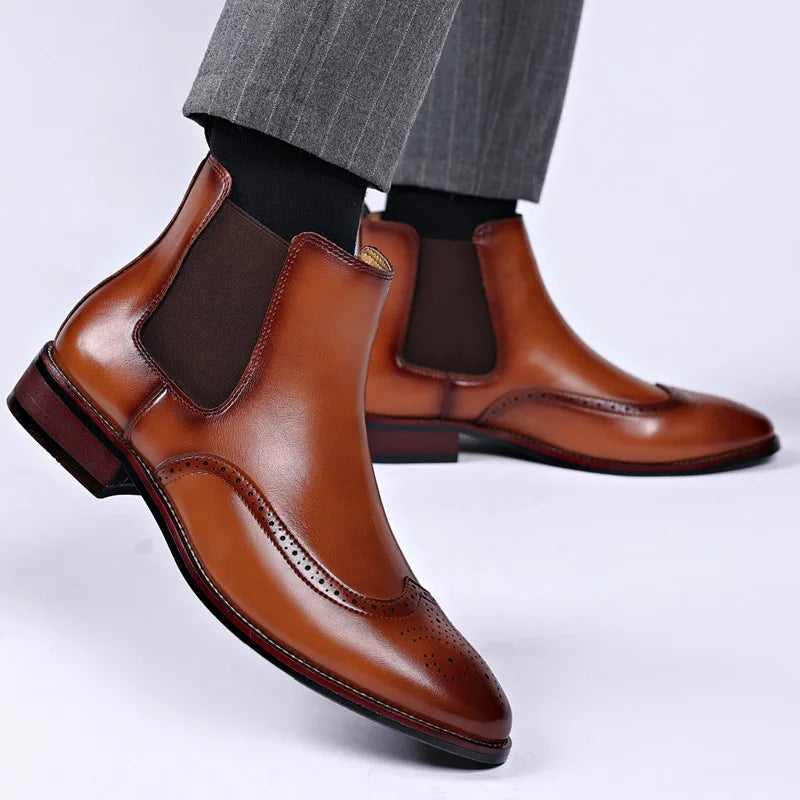 Winston Leather Chelsea Boots