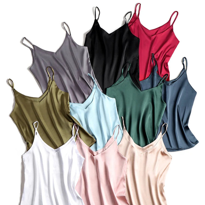 Kira Silk Strap Top