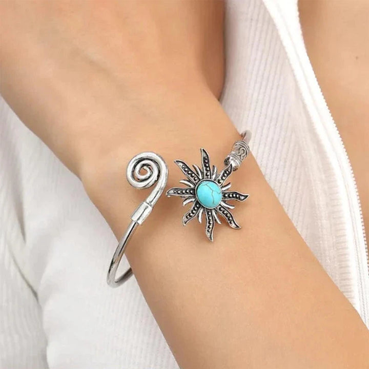 Radiant Sunflare Turquoise Bracelet