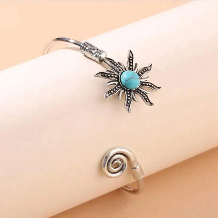 Radiant Sunflare Turquoise Bracelet