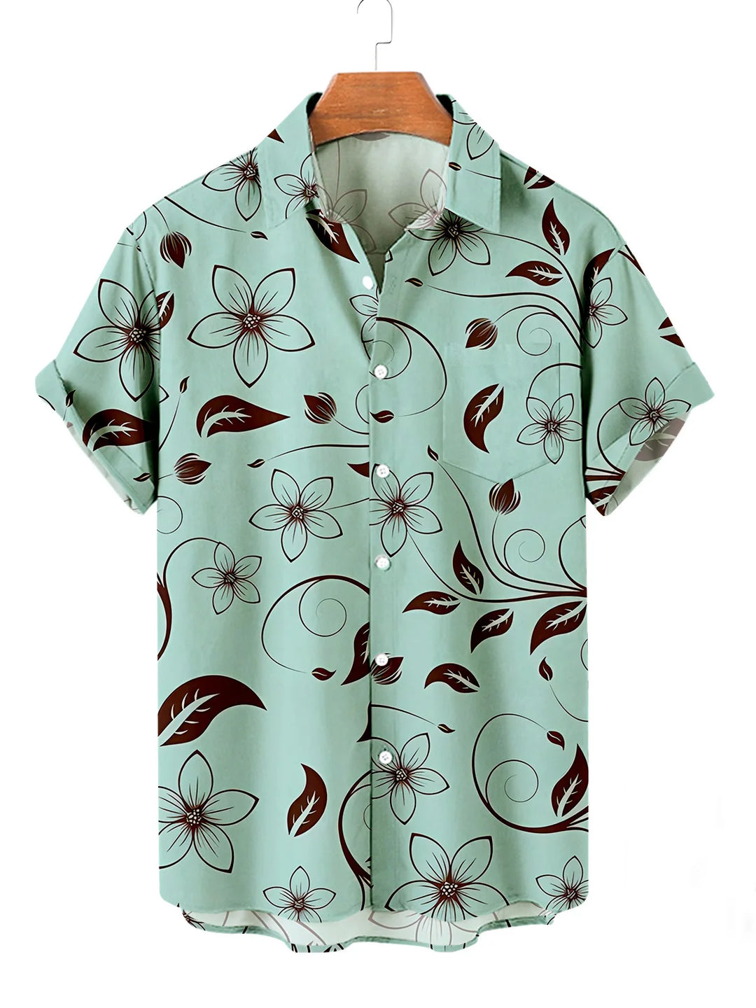 Rivai Floral Button Up Shirts