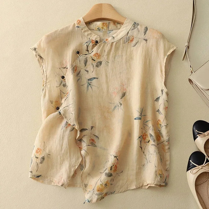 Calista Linen Top