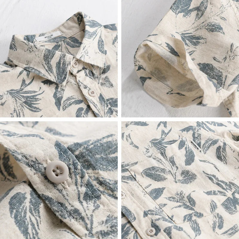 Cove Leaf Print Shirt