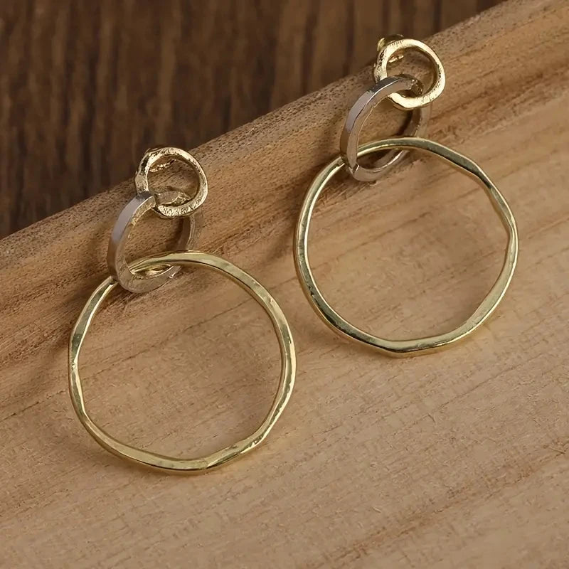 Opal Crescent Earrings