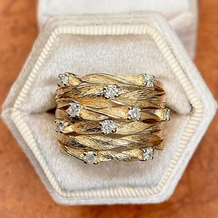 Lustrous Muse Crossover Ring