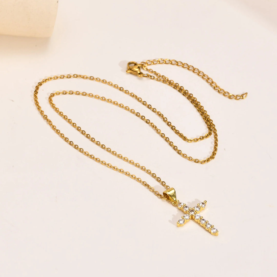 Amara Cross Necklace