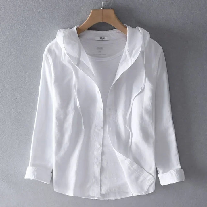 Haven Hooded Linen Shirt