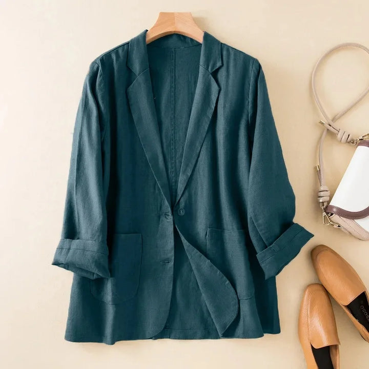 Solene Linen Blazer