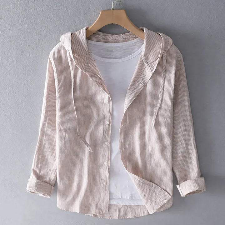 Haven Hooded Linen Shirt