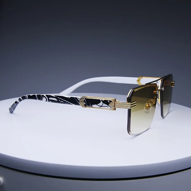Marbella Rimless Square Sunglasses