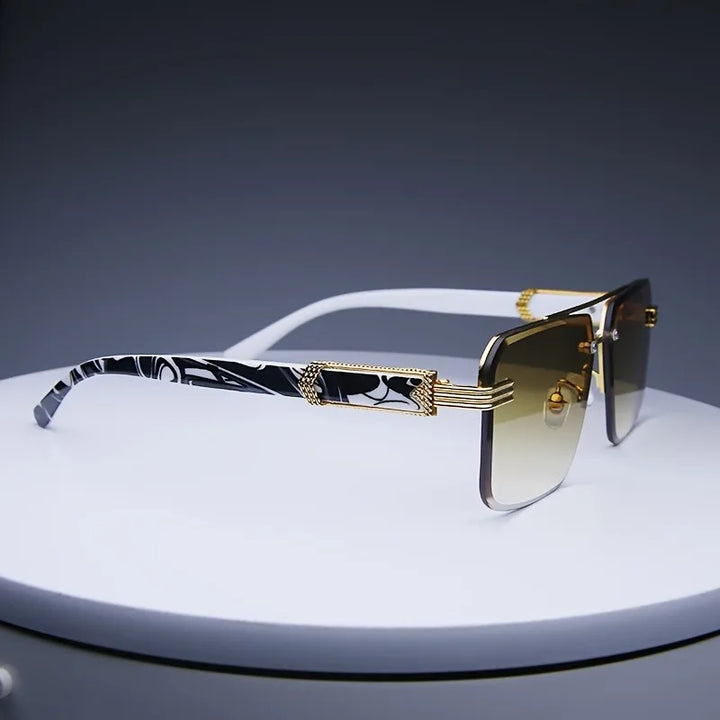Marbella Rimless Square Sunglasses