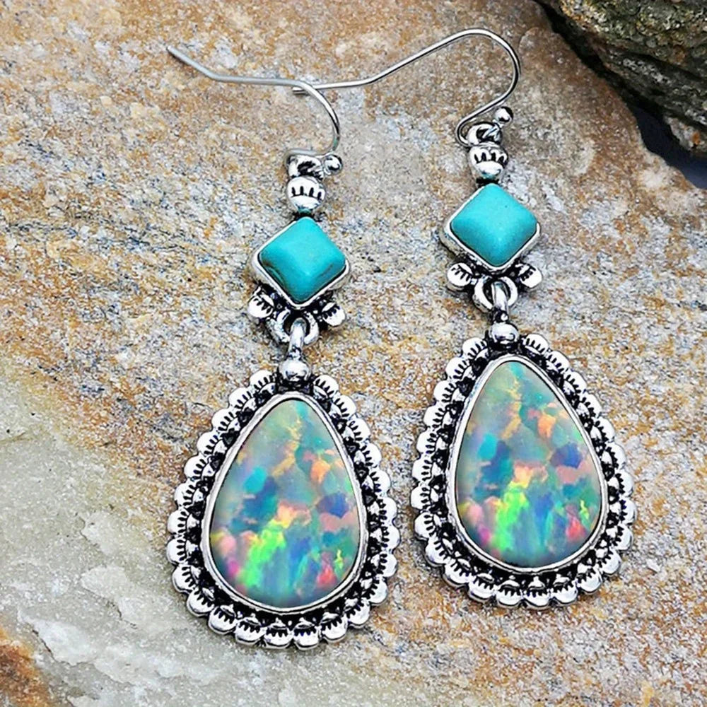 Aurora Mirage Opal Earrings