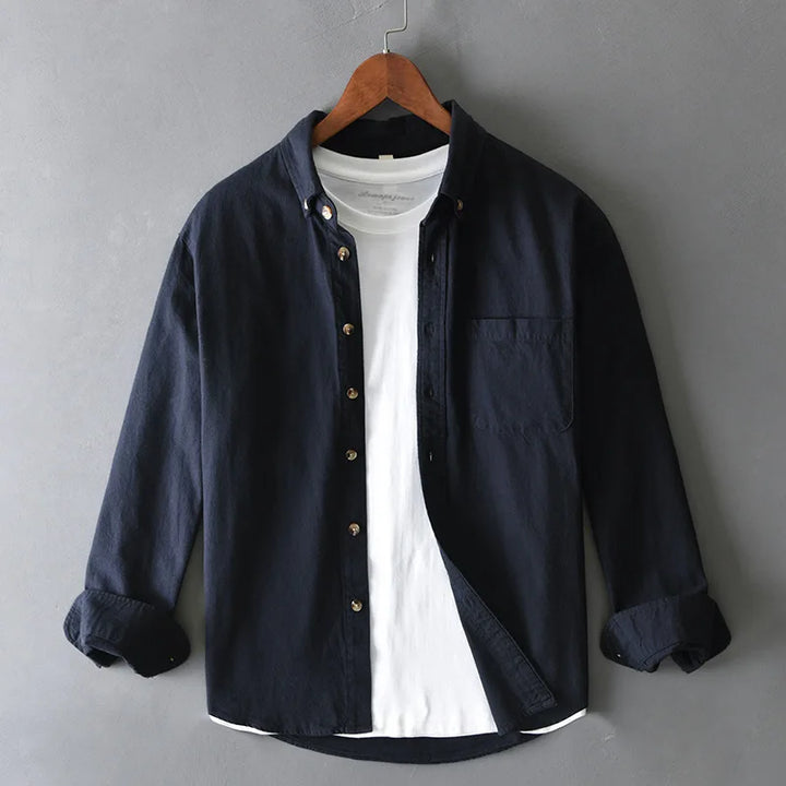 Heritage Wool Button Up