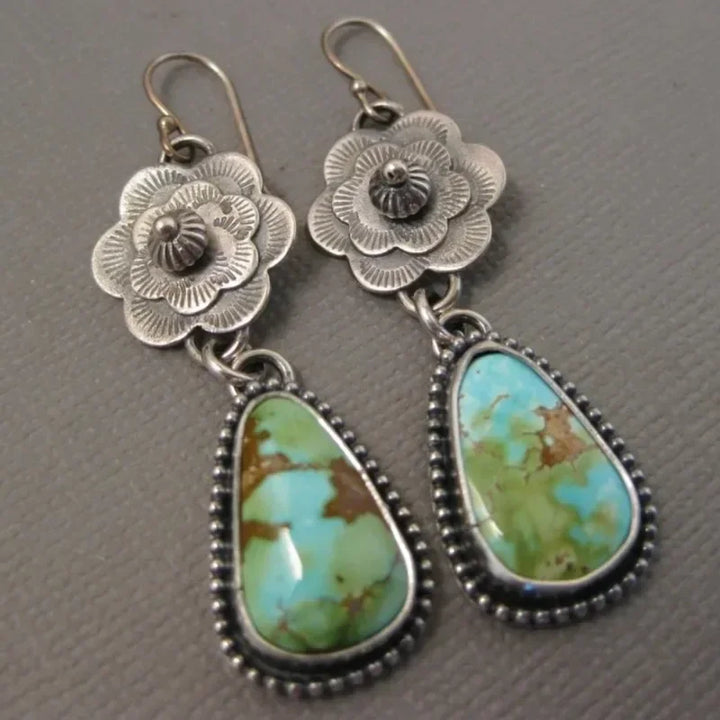 Sierra Bloom Turquoise Earrings