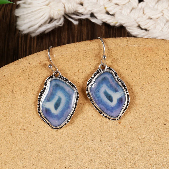 Astra Vein Stone Earrings