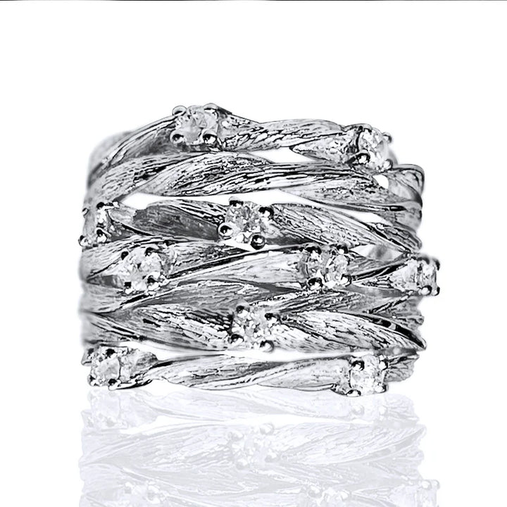 Lustrous Muse Crossover Ring