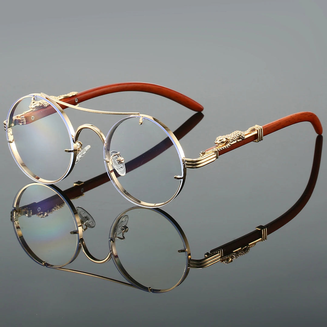 Velar Gold Round Sunglasses