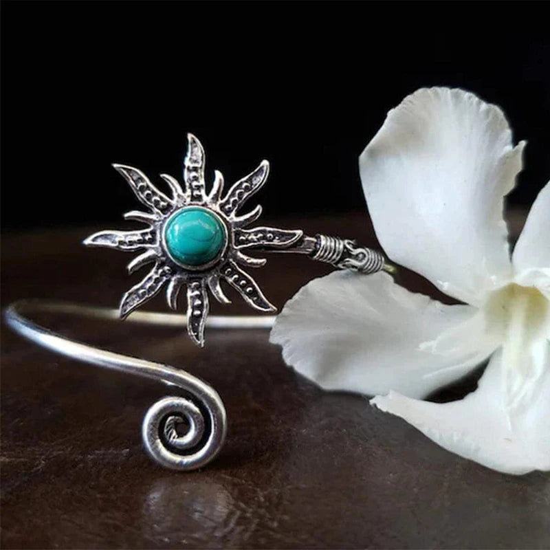 Radiant Sunflare Turquoise Bracelet