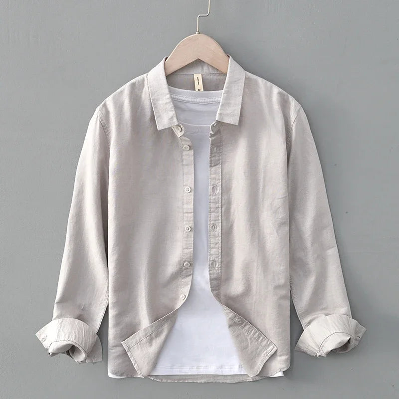Coastal Breeze Linen Long Sleeve