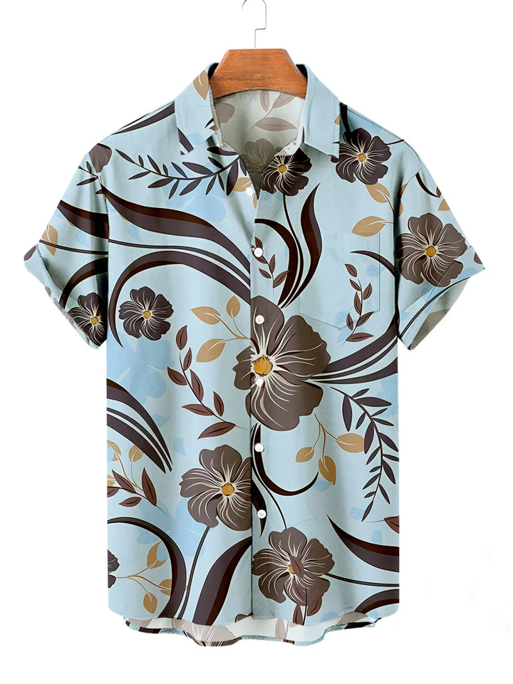 Rivai Floral Button Up Shirts